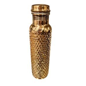Copper Water Bottle - 950ml LARGE Handmade Hammered Finish - 32oz